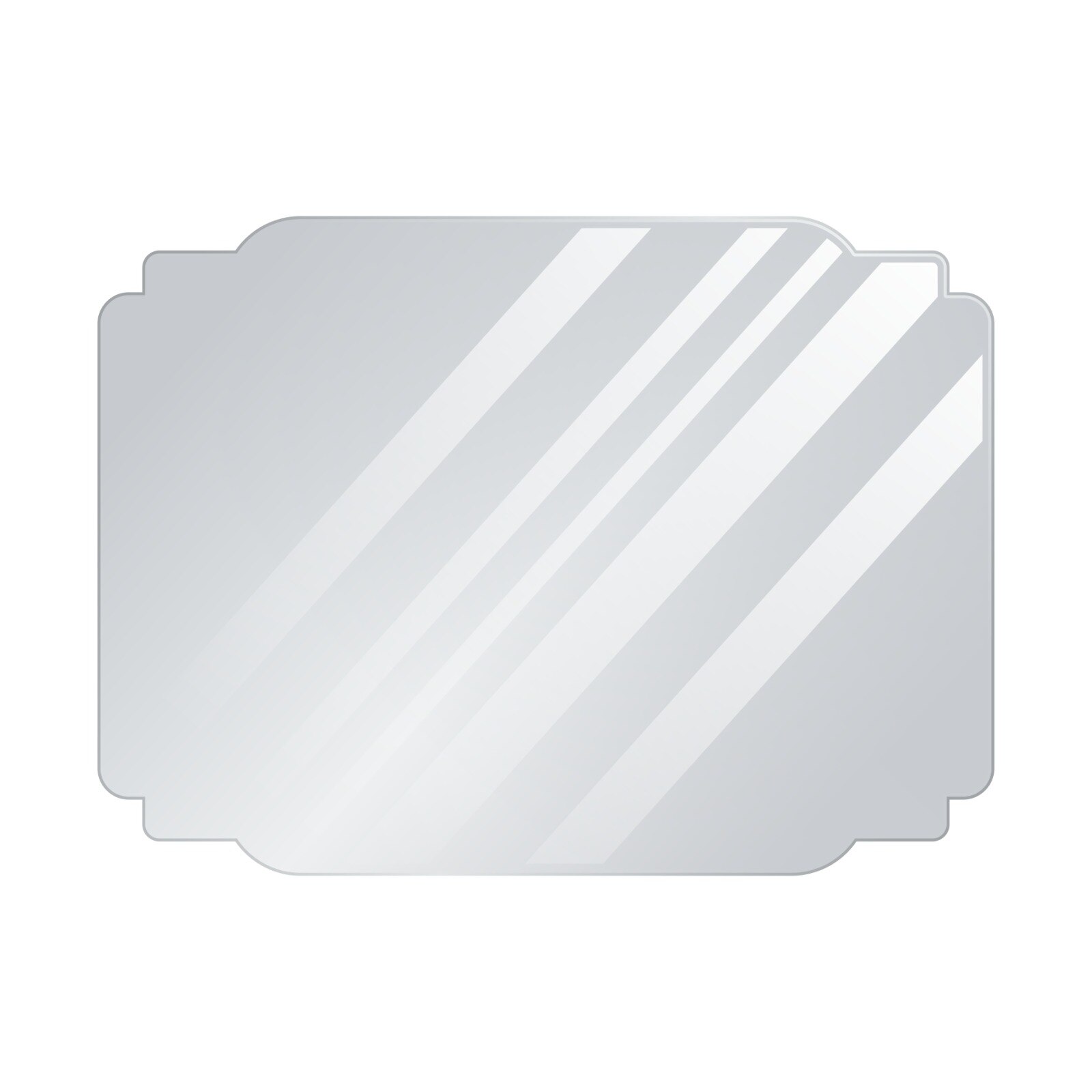 Sticker acrilic autocolant, Naimeed D3417-01, model Oglinda, 40 x 40 cm
